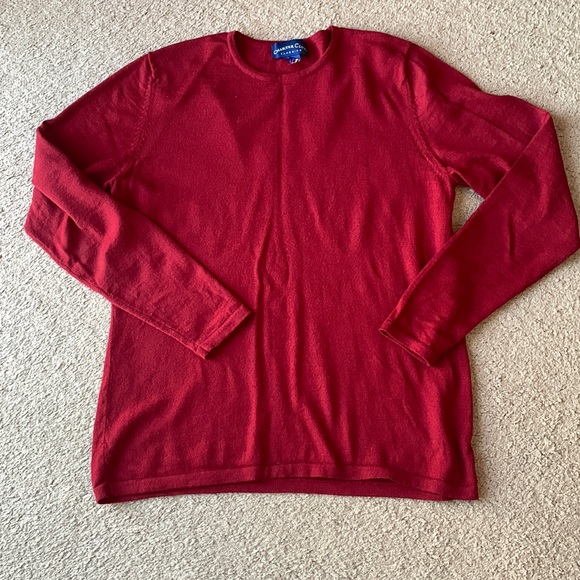 Charter Club merino wool sweater red - Picture 1 of 4